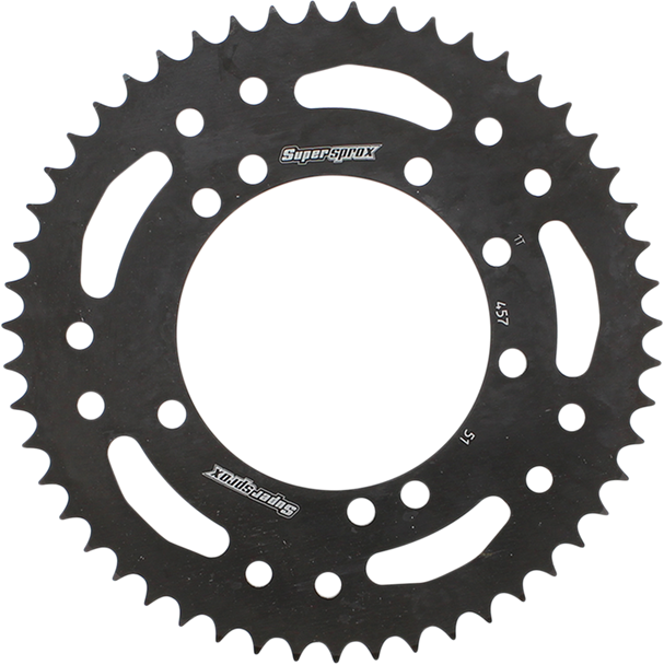 SUPERSPROX Steel Rear Sprocket - 51-Tooth RFE-457-51-BLK