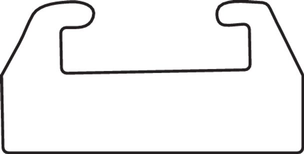 Garland Black Replacement Slide Profile 26 Graphite 41.63" Ski-Doo 26-4163-1-01-12