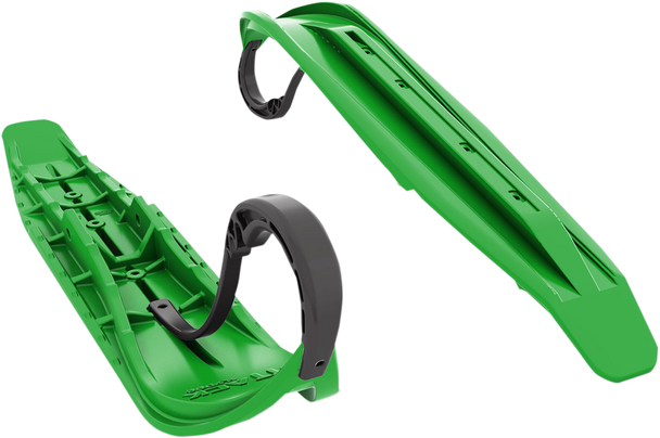 SLYDOG SKIS Attack Ski - Green - 7" - Pair ATKSOLGRNLOPBLK