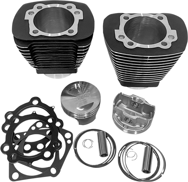 REVOLUTION PERFORMANCE, LLC Cylinder Kit - 109" - Black with Highlighted Fins RP201-216W