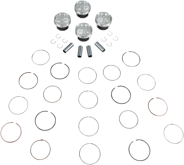 Wiseco Piston Kit Yamaha YZF-R6 2001-2005 65.5mm 13.4:1 CK159