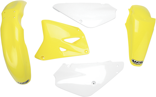 UFO Replacement Body Kit - OEM Yellow/White - RM85 SUKIT405-999