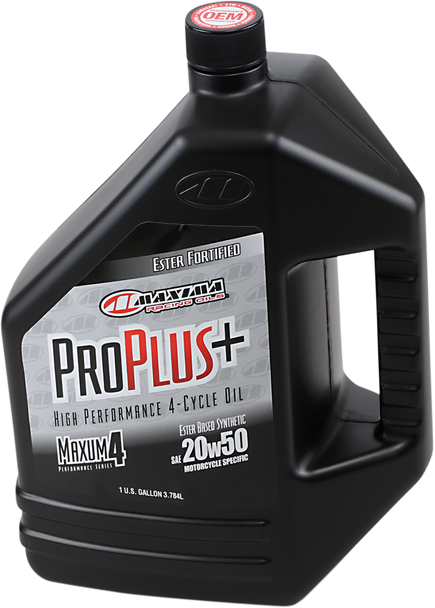 MAXIMA RACING OIL Pro Plus+ 4T Oil - 20W-50 - 1 U.S. gal. 30-039128