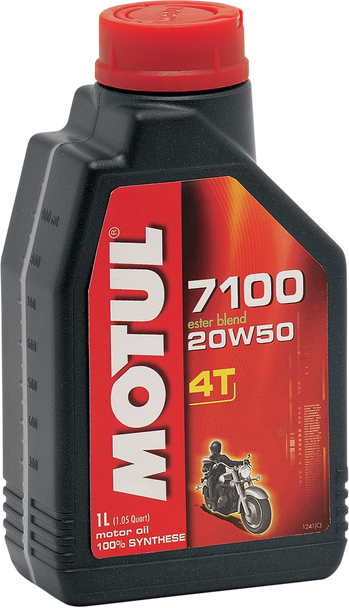 MOTUL 7100 4T Synthetic Oil - 20W-50 - 1 L 104103 MOTUL 7100 4T Synthetic Oil - 20W-50 - 1 L 104103