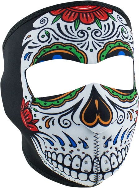 ZAN HEADGEAR Full-Face Mask - Muerte Skull WNFM413