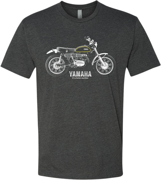 YAMAHA APPAREL Yamaha DT1 Moto T-Shirt - Charcoal - Small NP21S-M1794-S