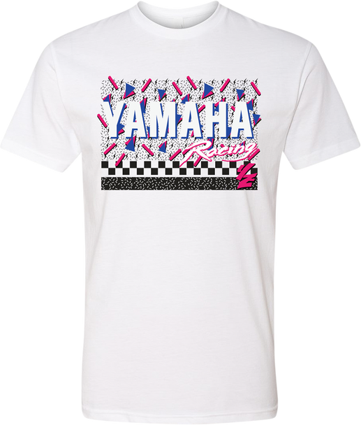 YAMAHA APPAREL Yamaha Confetti T-Shirt - White - 2XL NP21S-M1786-2X
