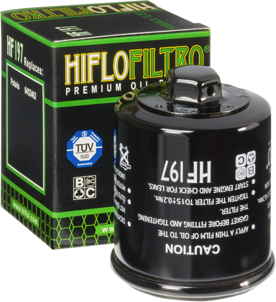 Hiflofiltro HF197 Oil Filter for Polaris Phoenix 200 2005-2021