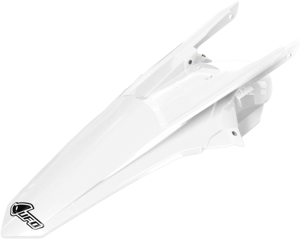 UFO MX Rear Fender - KTM White - KTM KT04060-047