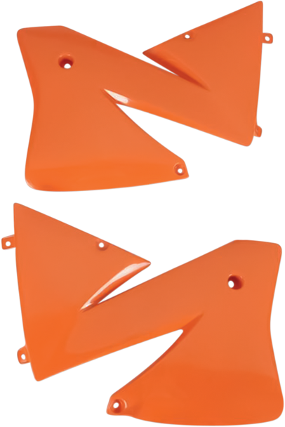 UFO Radiator Shrouds - KTM Orange - EXC KT03066127