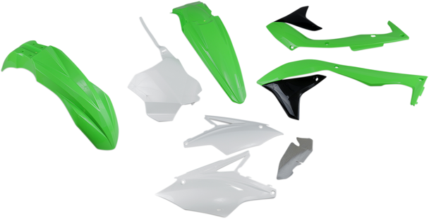 UFO Replacement Body Kit - OEM Green/White/Black - KXF450 KAKIT226-999