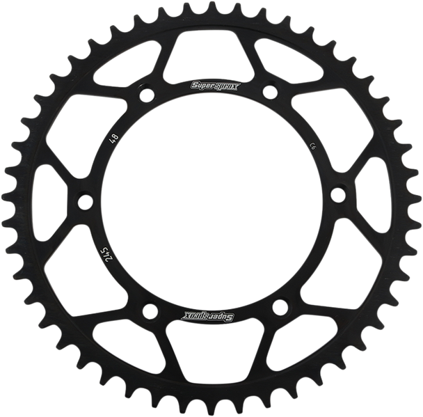 SUPERSPROX Steel Rear Sprocket - 48-Tooth RFE-245-48-BLK SUPERSPROX Steel Rear Sprocket - 48-Tooth RFE-245-48-BLK