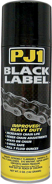 PJ1/VHT Black Label Chain Lube - 5 oz. net wt. - Aerosol 1-06A