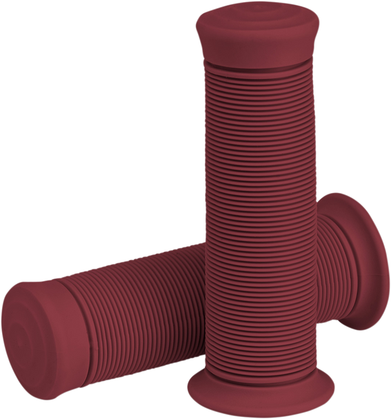 BILTWELL Grips - Kung Fu - 1" - Oxblood 6701-0301