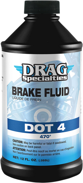 DRAG OIL DOT 4 Brake Fluid - 12 U.S. fl oz. 37030013