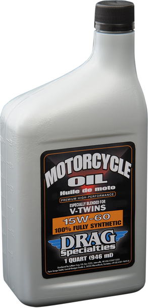 DRAG OIL Synthetic Engine Oil - 15W-60 - 1 U.S. quart - Case of 12 20202-042