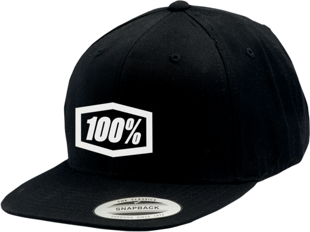 100% Corpo Snapback Hat - Black/White 20044-00000