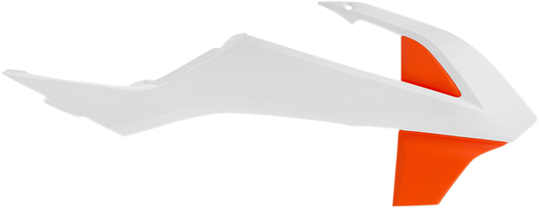 ACERBIS Radiator Shrouds - '19 OE White/'16 Orange - SX/MC 2449705412