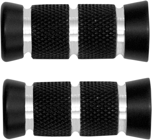 ACCUTRONIX Toe Peg - Knurled/Grooved - Night Black PT220-KGN
