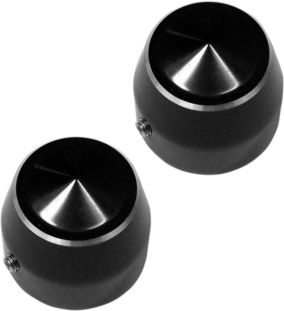 ACCUTRONIX Axle Caps - Black - Elite - 1" TAC101-EN