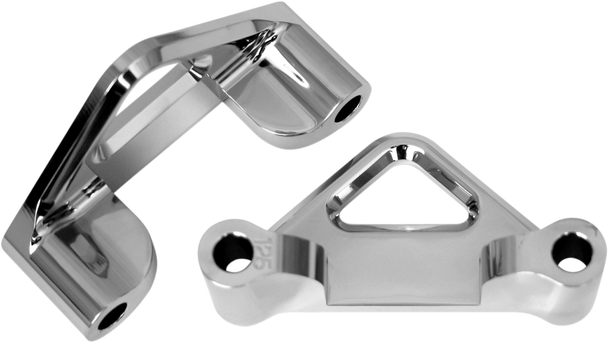 ACCUTRONIX Hot Legs/Bagger Legs Fender Spacers - Chrome - 1.25" Spacer - For 5.5" Width Fender TFS41-EMF125C