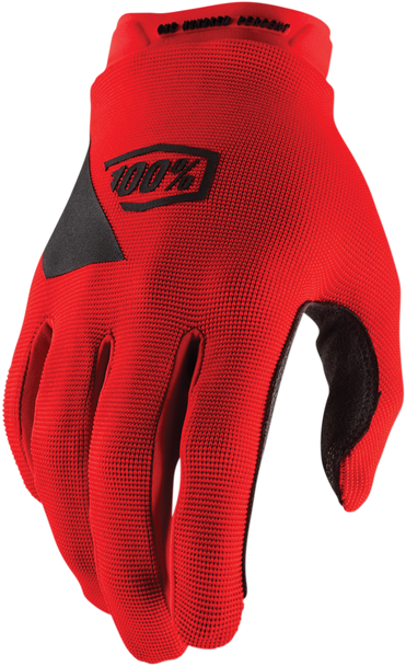 100% Ridecamp Glove - Red- Small 10011-00020