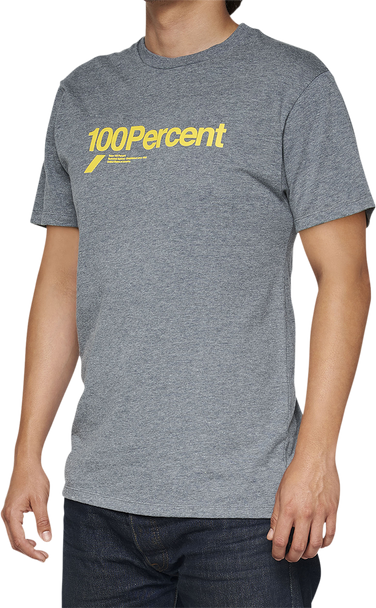 100% Bilto T-Shirt - Heather Gray - XL 32142-188-13