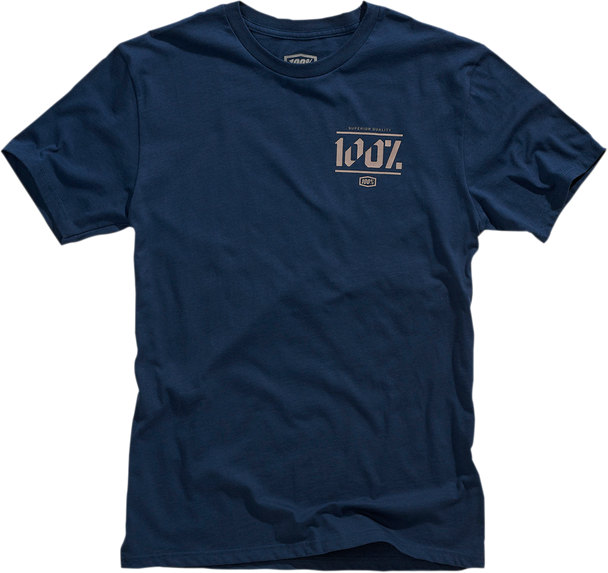 100% Scripter T-Shirt - Blue - Small 32114-182-10