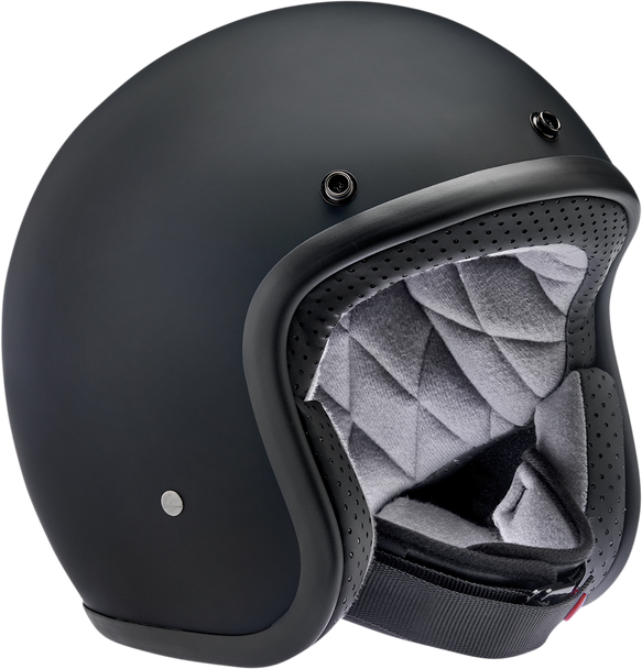 BILTWELL Bonanza Helmet - Flat Black Factory - Medium 1001-638-203