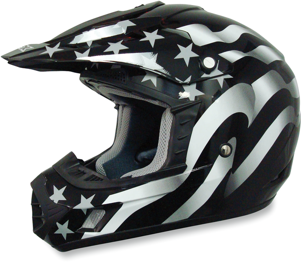 AFX FX-17 Helmet - Flag - Stealth - Medium 0110-2364