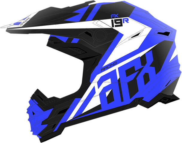 AFX FX-19R Helmet - Racing - Matte Blue - 2XL 0110-7072