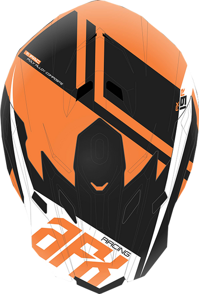 AFX FX-19R Helmet - Racing - Matte Orange - Large 0110-7085