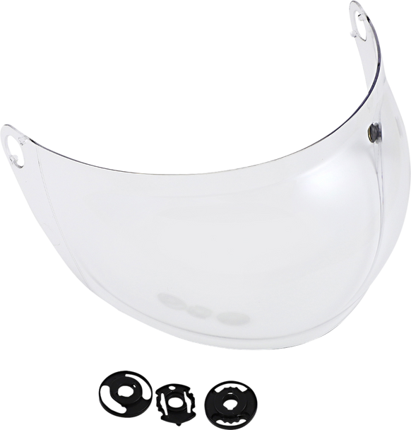 BILTWELL Gringo S Gen 2 Shield - Bubble - Clear 1113-101