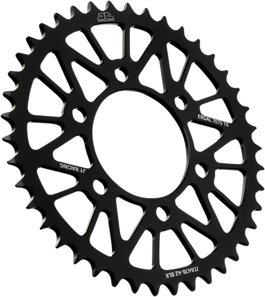 JT SPROCKETS Rear Sprocket - Kawasaki - Black - 42 Tooth JTA478.42BLK