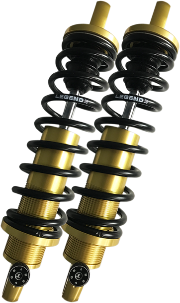 Legend Suspension REVO-A 12" Heavy-Duty Adjustable Coil Shocks for 2008-2017 Harley Dyna FXDF 13101781