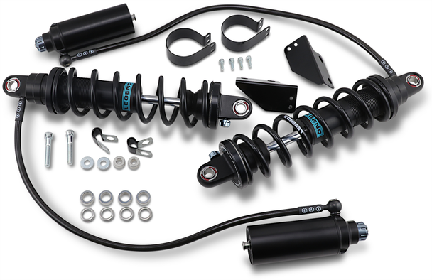 Legend Suspension 13" Heavy Duty REVO ARC Remote Reservoir Shocks for 2014+ Harley FL Touring 1310-1887 Legend Suspension 13" Heavy Duty REVO ARC Remote Reservoir Shocks for 2014+ Harley FL Touring 1310-1887
