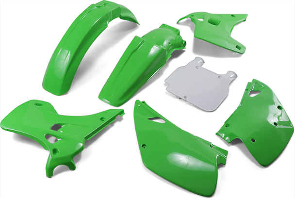 UFO Replacement Body Kit - OEM Green/White - KX KAKIT194-999