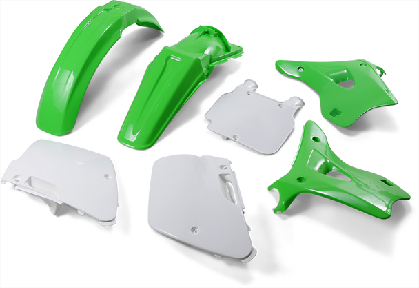 UFO Replacement Body Kit - OEM Green/White - KX KAKIT193-999