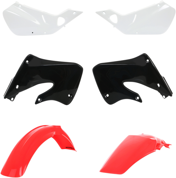 ACERBIS Standard Replacement Body Kit - '99 Red/White/Black - Honda 2040910207