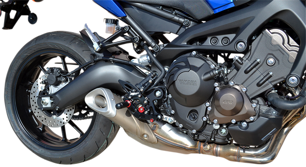 HOT BODIES MGP Rearset - Black - Yamaha 81402-2500