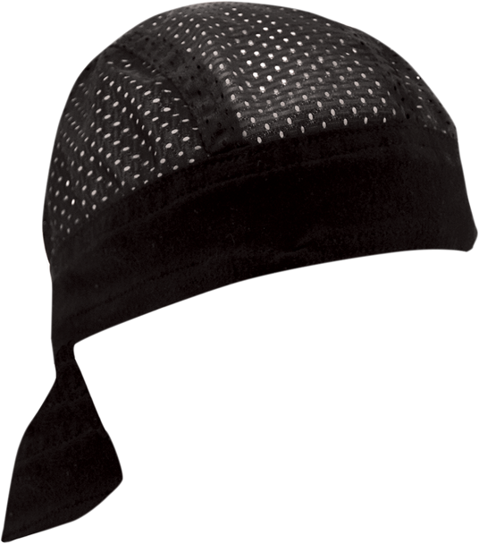 ZAN HEADGEAR Flydanna® Vented Sport Headwrap - Black ZVS114