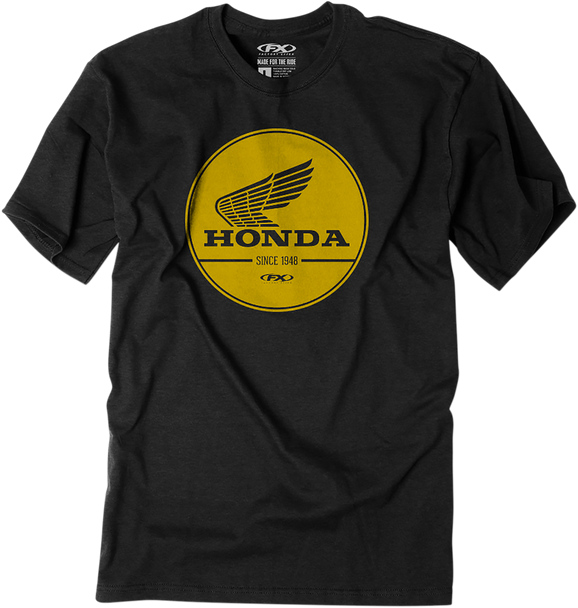 FACTORY EFFEX Honda Gold Label T-Shirt - Black - 2XL 23-87308