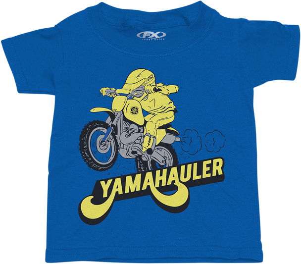 FACTORY EFFEX Toddler Yamaha Hauler T-Shirt - Royal - 3T 23-83222 FACTORY EFFEX Toddler Yamaha Hauler T-Shirt - Royal - 3T 23-83222