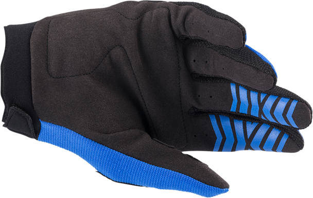 ALPINESTARS Youth Full Bore Gloves - Blue/Black - Large 3543622-713-L