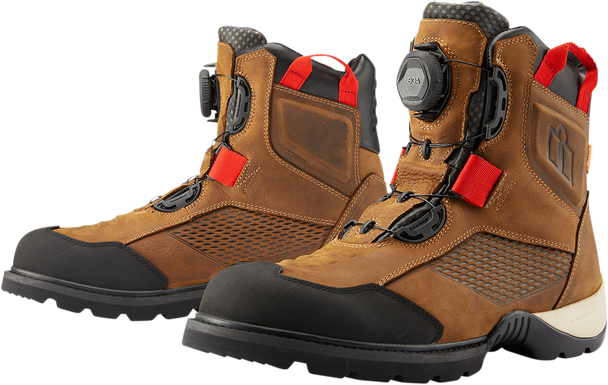 ICON Stormhawk Boots - Brown - Size 9.5 3403-1165 ICON Stormhawk Boots - Brown - Size 9.5 3403-1165