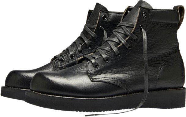 BROKEN HOMME James Black Vintage Boots - Size 11 FB12002-11
