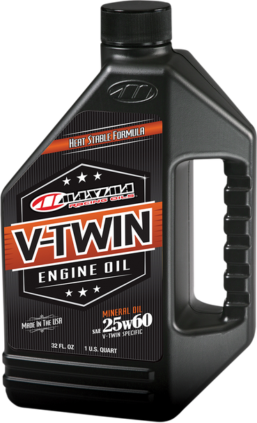 MAXIMA RACING OIL V-Twin Oil - 25W-60 - 1 U.S. quart 30-15901