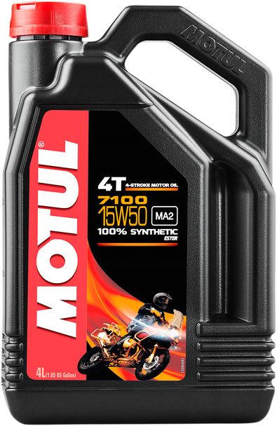 MOTUL 7100 4T Synthetic Oil - 15W-50 - 4 L 104299