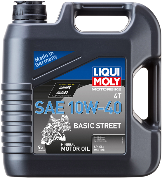 LIQUI MOLY Basic Street 4T Oil - 10W-40 - 4 L 20192