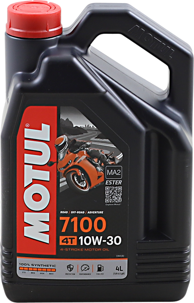 MOTUL 7100 4T Synthetic Oil - 10W-30 - 4 L 104090